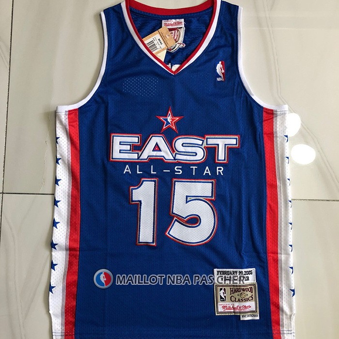 Maillot All Star 2005 Brooklyn Nets Vince Carter NO 15 Bleu